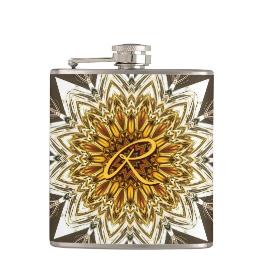 Kaleidoskop Art. 7 Wrap Flasche Flachmann (Vorderseite)
