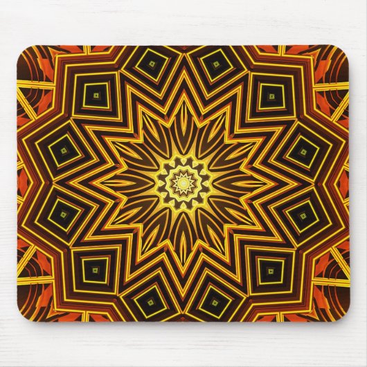 Kaleidoskop Art 9 Mousepad (Vorne)