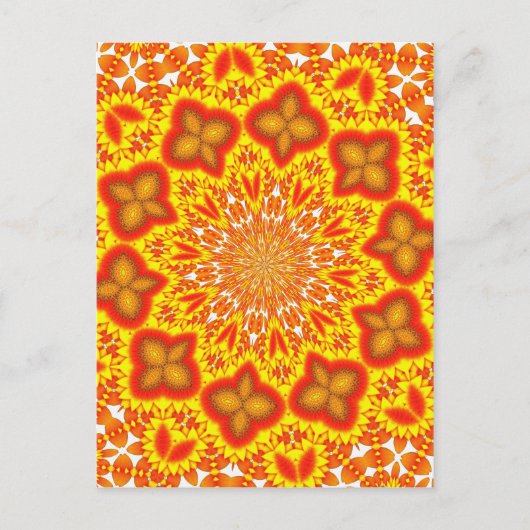 Kaleidoskop Art Postkarte (Vorderseite)