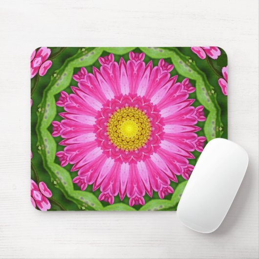 Kaleidoskop Aster Mousepad (Mit Mouse)