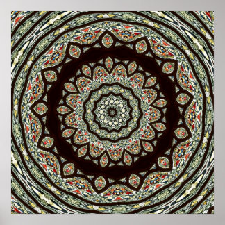 Kaleidoskop aus festem Glas 13 Poster