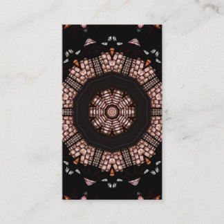 Kaleidoskop aus festem Glas 14 Visitenkarte