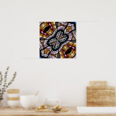 Kaleidoskop aus festem Glas 22 Poster (Küche)