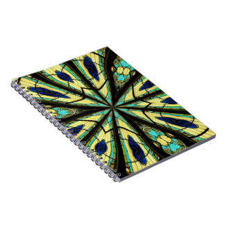 Kaleidoskop aus festem Glas 23 Notizblock