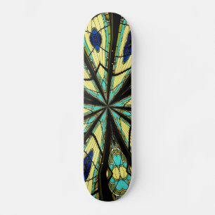 Kaleidoskop aus festem Glas 23 Skateboard