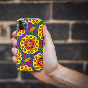 Kaleidoskop aus goldenen Blumen Case-Mate iPhone Hülle