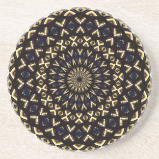 Kaleidoskop aus Hartglas 11 Getränkeuntersetzer
