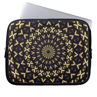 Kaleidoskop aus Hartglas 11 Laptopschutzhülle