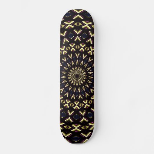 Kaleidoskop aus Hartglas 11 Skateboard (Vorderseite)