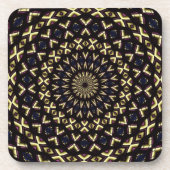 Kaleidoskop aus Hartglas 11 Untersetzer (Vorderseite)