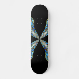 Kaleidoskop aus Hartglas 16 Skateboard
