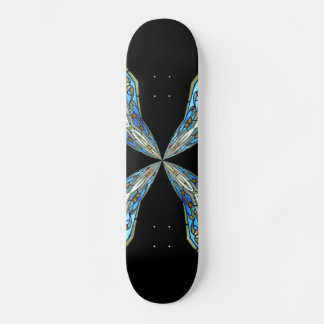 Kaleidoskop aus Hartglas 16 Skateboard