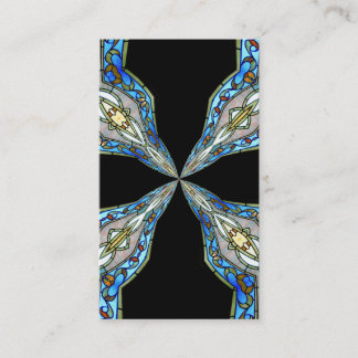Kaleidoskop aus Hartglas 16 Visitenkarte