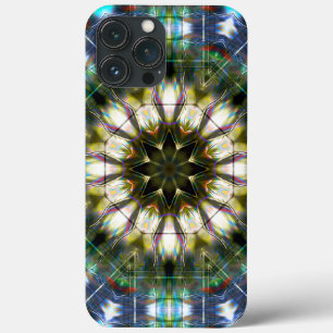 Kaleidoskop aus Kreis und Stern im Acryl-Stil Case-Mate iPhone Hülle
