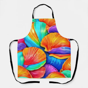 Kaleidoskop aus Meeresmuscheln Schürze