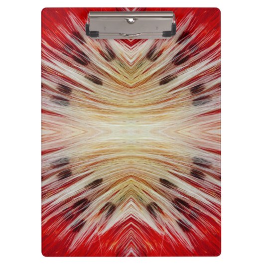 Kaleidoskop Bartett-Design Klemmbrett (Vorderseite)