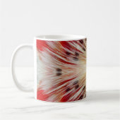Kaleidoskop-Bartvogel-Design Kaffeetasse (Links)