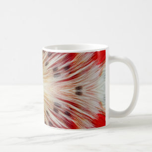 Kaleidoskop-Bartvogel-Design Kaffeetasse
