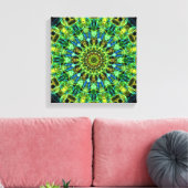 Kaleidoskop beobachten leinwanddruck (Insitu (Wohnzimmer))