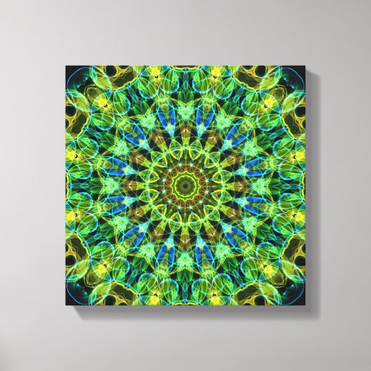 Kaleidoskop beobachten leinwanddruck (Vorderseite)