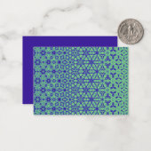 Kaleidoskop-Blank-Karte Mitteilungskarte (Vorderseite/Rückseite Beispiel)