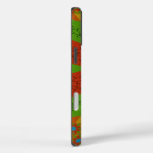 Kaleidoskop Blühen eine lebendige afrikanische Dru Case-Mate iPhone Hülle (Rückseite / Rechts)