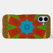Kaleidoskop Blühen eine lebendige afrikanische Dru Case-Mate iPhone Hülle (Rückseite (Horizontal))