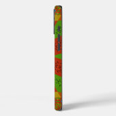 Kaleidoskop Blühen eine lebendige afrikanische Dru Case-Mate iPhone Hülle (Rückseite / Links)