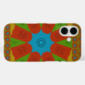 Kaleidoskop Blühen eine lebendige afrikanische Dru Case-Mate iPhone Hülle (Rückseite (Horizontal))
