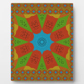 Kaleidoskop Blühen eine lebendige afrikanische Dru Fotoplatte (Vorderseite)