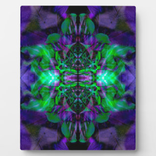 Kaleidoskop-Blume Fotoplatte
