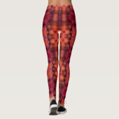 Kaleidoskop-Blume Leggings (Rückseite)