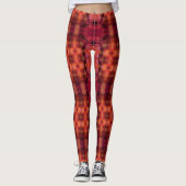 Kaleidoskop-Blume Leggings (Vorderseite)