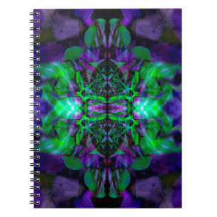 Kaleidoskop-Blume Notizblock