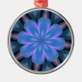Kaleidoskop-Blume Ornament Aus Metall (Vorne)