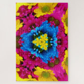 Kaleidoskop-Blume Puzzle (Vertikal)