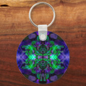 Kaleidoskop-Blume Schlüsselanhänger (Vorderseite)