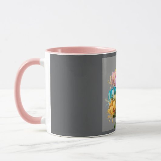 Kaleidoskop-Blüte Tasse (Links)