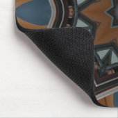 Kaleidoskop Brauner Stern Mousepad (Ecke)