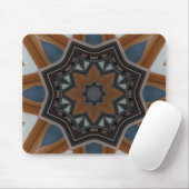 Kaleidoskop Brauner Stern Mousepad (Mit Mouse)