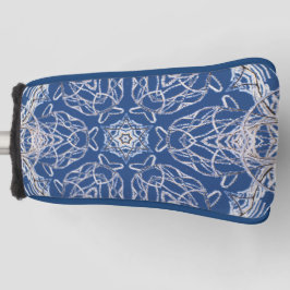 Kaleidoskop Bright Blue, White, Single Star Golf Headcover