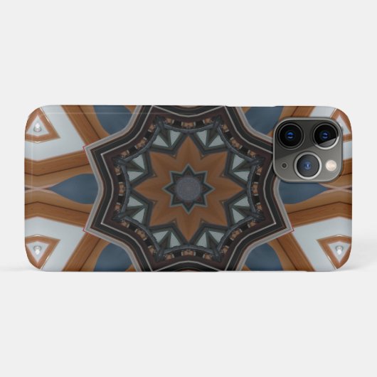 Kaleidoskop Brown Stern Case-Mate iPhone Hülle (Rückseite (Horizontal))