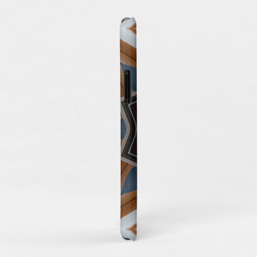 Kaleidoskop Brown Stern Case-Mate iPhone Hülle (Hinten/Rechts)