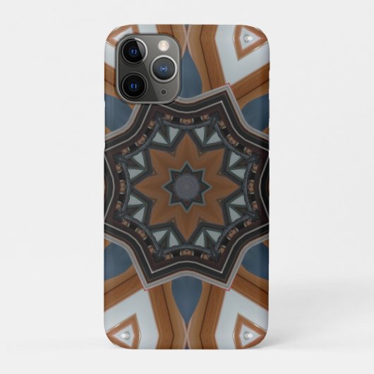 Kaleidoskop Brown Stern Case-Mate iPhone Hülle (Rückseite)