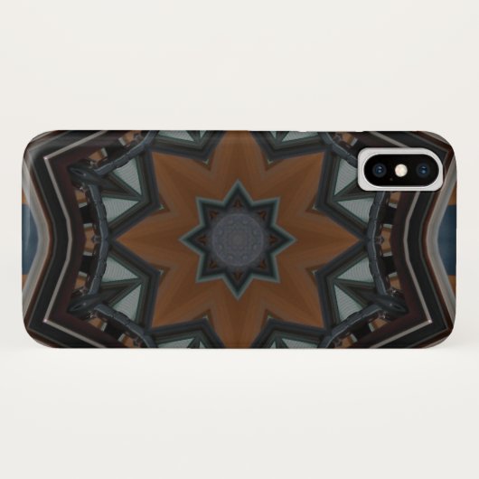 Kaleidoskop Brown Stern Case-Mate iPhone Hülle (Rückseite (Horizontal))