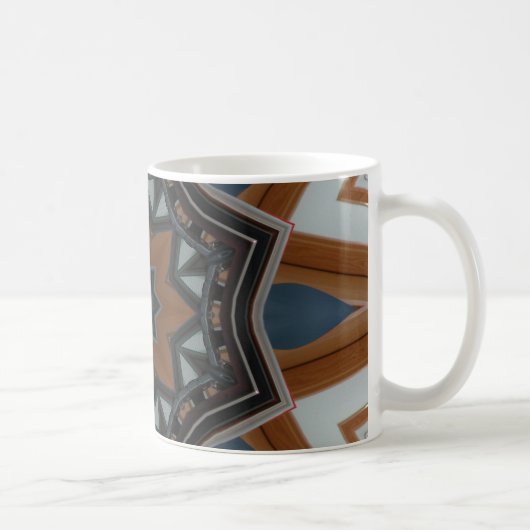 Kaleidoskop Brown Stern Kaffeetasse (Rechts)