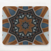 Kaleidoskop Brown Stern Mousepad (Vorne)