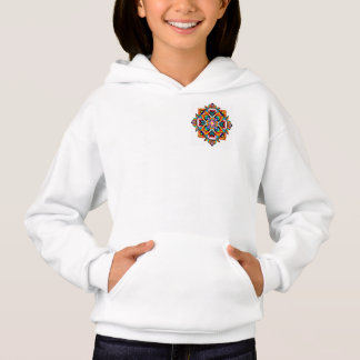 Kaleidoskop Burst: Ein moderner Tribal Mandala Hoodie