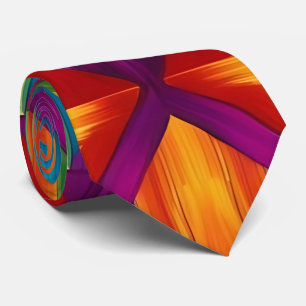 Kaleidoskop Burst Neck Tie Krawatte