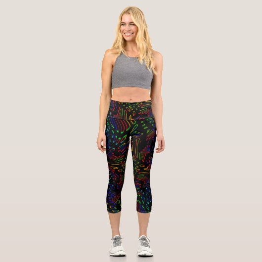 Kaleidoskop Capri Leggings (Vorderseite)